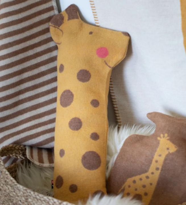 SET COPERTA PUPAZZO GIRAFFA 90X70 CM