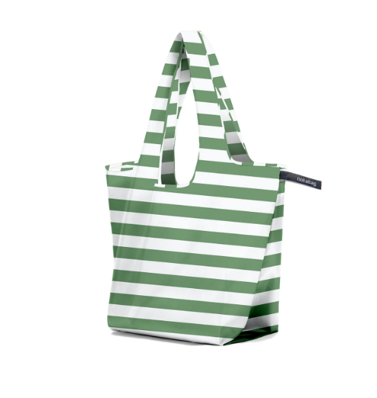 NB TOTE OLIVE STRIPES