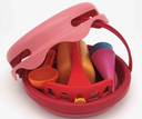 GIOCHI SABBIA 7 IN 1 ROSSO CON SECCHIELLO