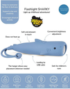 52-0082 TORCIA IN MORIBIDO SILICONE SQUALO LUMINOSITA' REGOLABILE