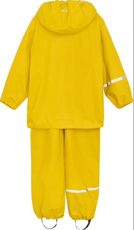 SET PIOGGIA BASIC YELLOW TG. 90 CM