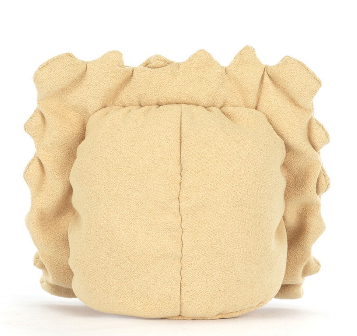 A6RAV AMUSEABLE RAVIOLI jellycat raviolo girato di schiena