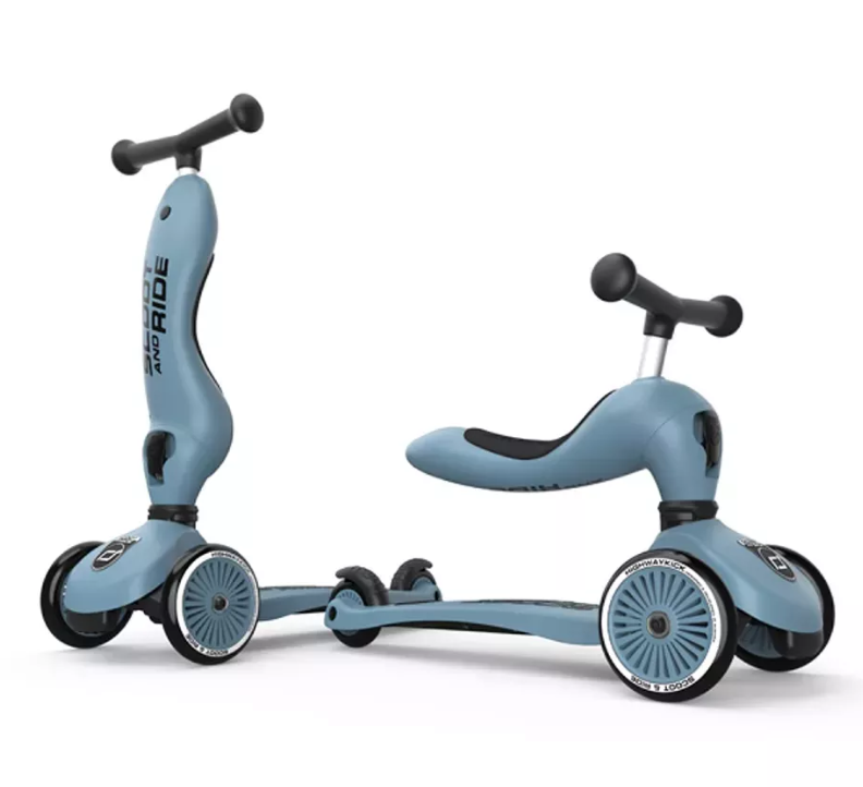 S96271 MONOPATTINO 2 IN 1 ACCIAIO