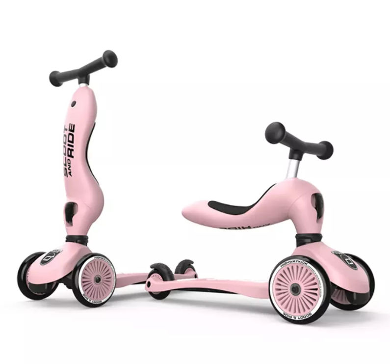 S96270 MONOPATTINO 2 IN 1 ROSE