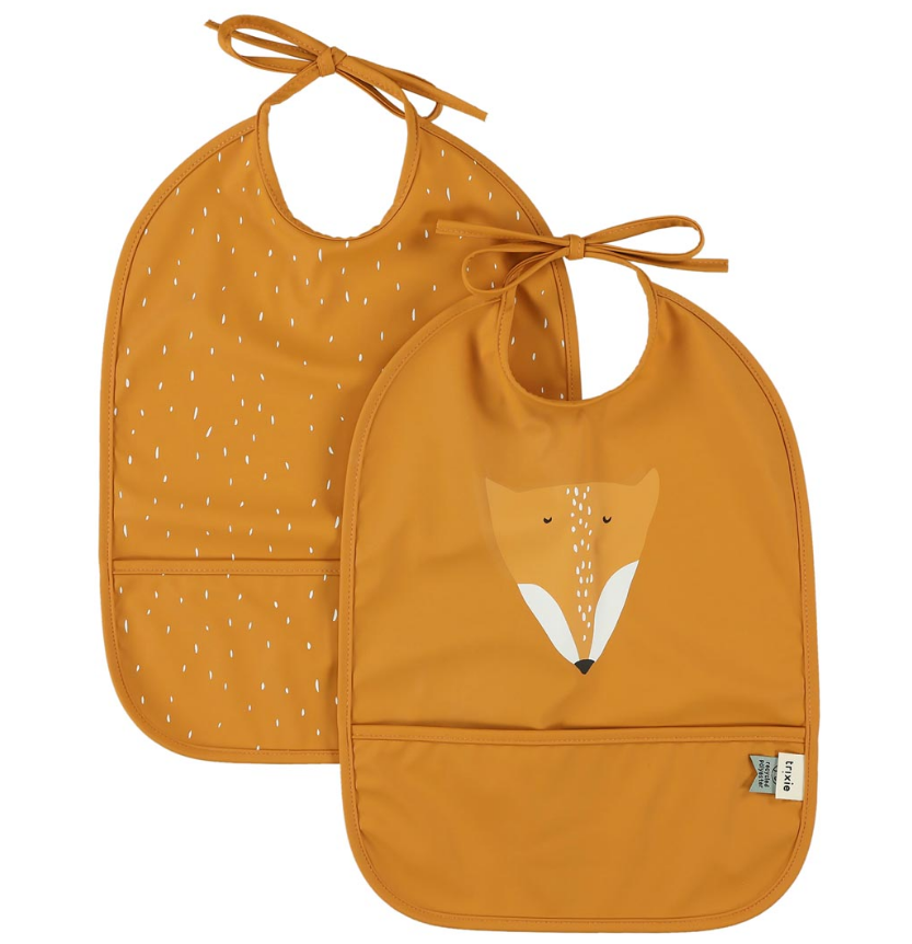 96-325 WATERPROOF BIB 2 PACK MR FOX