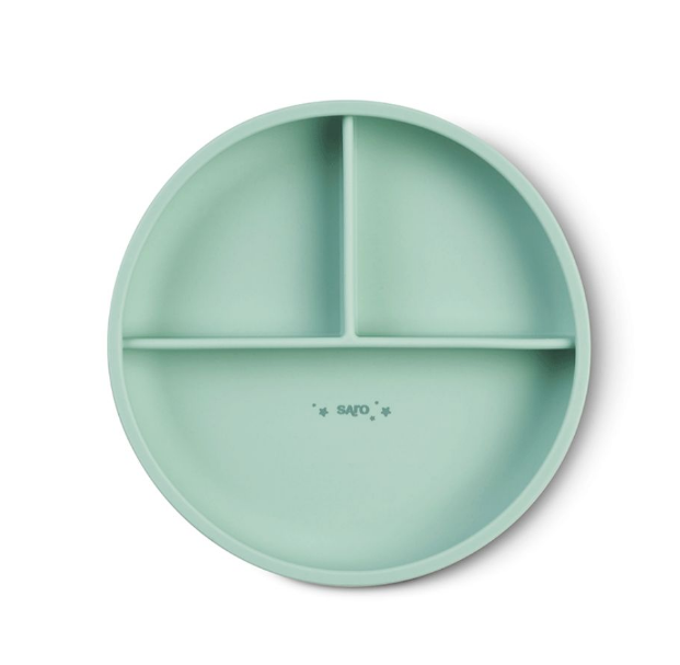 17621 PIATTO FOOD&FUN A SCOMPARTI MENTA
