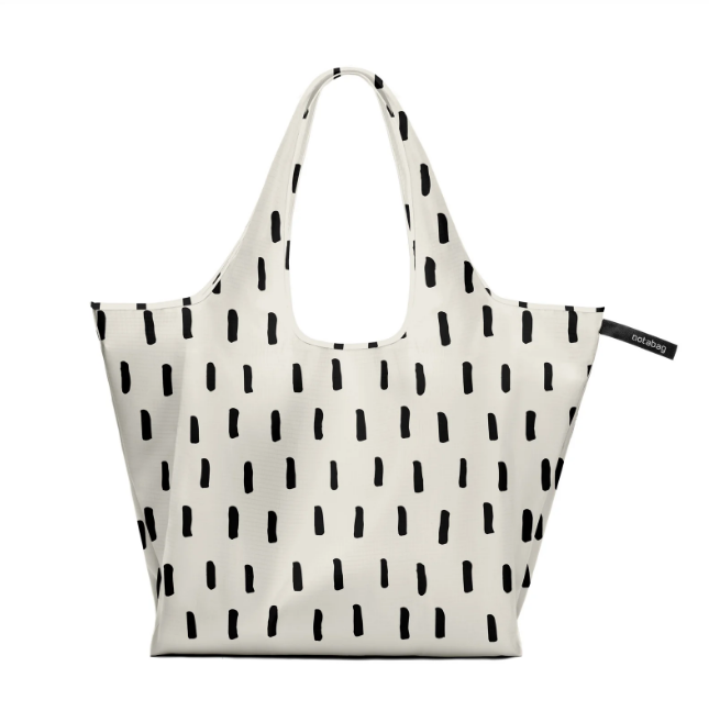 NOTABAG TOTE BLACK BRUSH