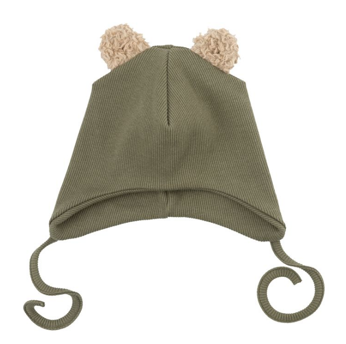 BERRETTO TEDDY TAG.44/48 CON ORECCHIE VERDE 64-44-142-143