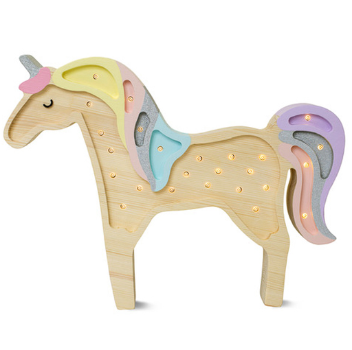 LL012-343-000 LITTLE LIGHTS UNICORN LAMP