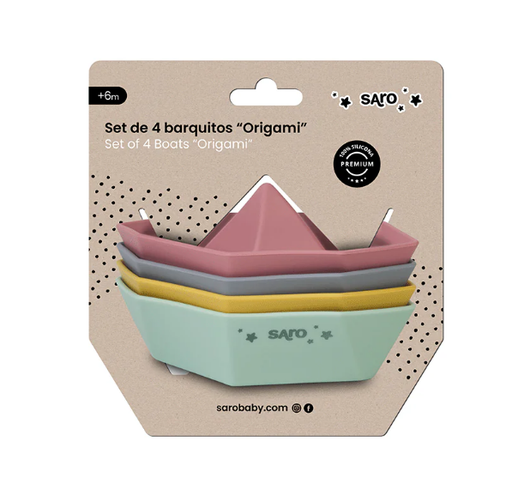 0382 SET 4 BARCHETTE ORIGAMI